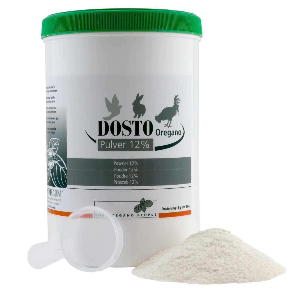 DOSTO OREGANO PULVER  12% 500G