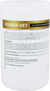 POWER VET 500G BIAŁKO+ DROŻDŻE